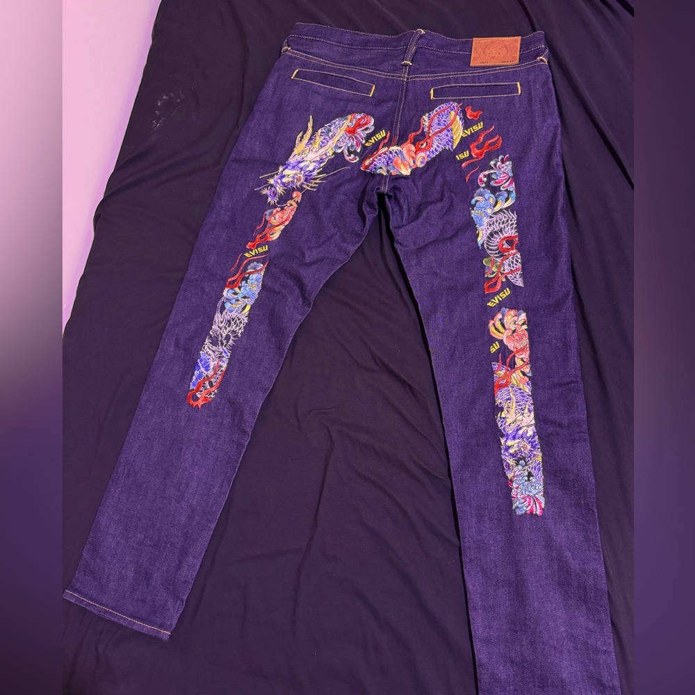Evisu Embroidered Multicolor Dragon Daicock